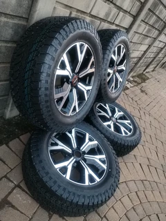 18Inch ISUZU DMAX Magrims 6Holes &amp; GENERAL GRABBER AT 3 Tyres 265 60R18 A set of four on sale.