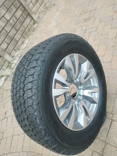 One 18inch Isuzu Xrider Magrim Silver & Good Year Wrangler Tyre 265 60r18 On Sale.