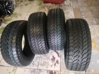 GENERAL GRABBER AT 3 Tyres 265 60R18 A set of four on sale.