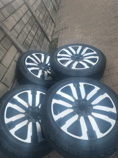 275/45R21 GOOD YEAR WRANGLER TERRITORY HT Tyres &amp; 21Inch  Amarok Magrims 6Holes A set of four.