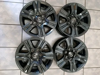 17Inch 6Holes TOYOTA FORTUNA Magrims A set of four on sale.