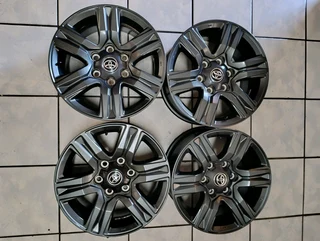 17Inch 6Holes TOYOTA FORTUNA Magrims A set of four on sale.
