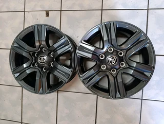 17Inch 6Holes TOYOTA FORTUNA Magrims A set of four on sale.