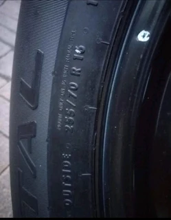 ONE 16Inch FORD RANGER Standard Steel Rim &amp; CONTINENTAL CROSS CONTACT Tyre 255 /70 R16 On Sale.