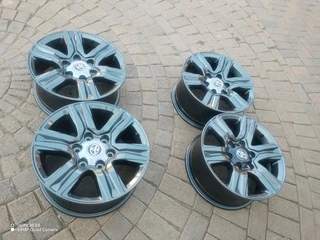 17 inch 6 holes t o y o t a f o r t u n a magrims a set of four on sale