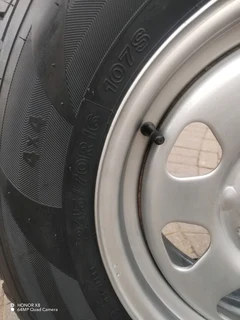 O n e n i s s a n h a r d b o d y Standard Steel Rim 16 inch &amp; fairy used g o o d y e a r tyre