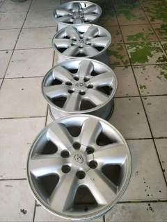 17 inch t o y o t a f o r t u n a magrims 6 holes a set of four on sale