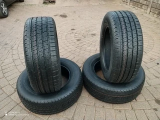 D u n l o p g r a n d t r e k tyres 265 60 r18 a set of four on sale