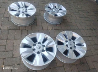 17 inch t o y o t a h i l l u x magrims 6 holes a set of four on sale