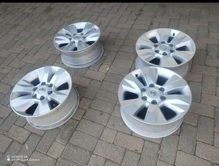 17 inch t o y o t a h i l l u x magrims 6 holes a set of four on sale