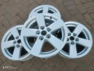 16 inch m i t s u b i s h i magrims 5 holes  Wth NO CENTRE CAPS a set of four on sale