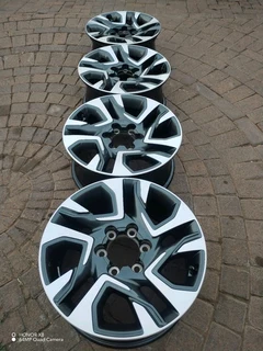 18 inch 6 holes t o y o t a h i l l u x magrims a set of four on sale