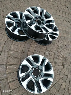 18 inch t o y o t a h i l l u x magrims 6 holes a set of four on sale