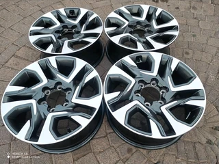 18 inch t o y o t a h i l l u x magrims 6 holes a set of four on sale