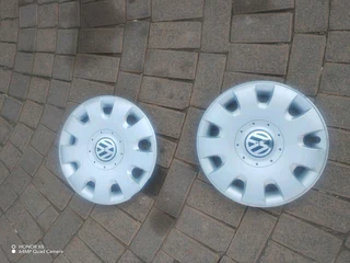 15 inch v w p o l o wheel cover caps a set of t w o on sale