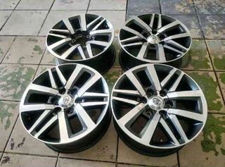 6 holes 18 inch t o y o t a h i l l u x f o r t u n a magrims 6 holes a set of four on sale