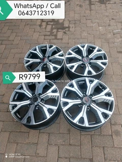 18 inch i s u z u d m a x magrims 6 holes a set of four on sale