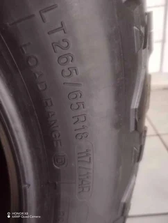 O n e 265 65 r18 b f g o o d r i c h a l l t e r r a i n k o2 tyre on sale