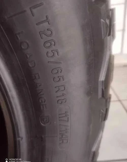 O n e 265 65 r18 b f g o o d r i c h a l l t e r r a i n k o2 tyre on sale