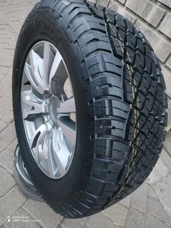 O n e 255 60 r18 g e n e r a l g r a b b e r tyre &amp; 18 inch i s u z u x r i d e r magrim on sale