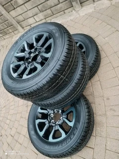 18Inch TOYOTA HILLUX Magrims 6Holes &amp; DUNLOP GRAND TREK Tyres 265 60R18 A Set Of Four On Sale.