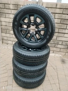 18Inch TOYOTA HILLUX Magrims 6Holes &amp; DUNLOP GRAND TREK Tyres 265 60R18 A Set Of Four On Sale.