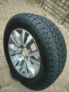 One 18inch Isuzu Xrider Magrim Silver & General Grabber Tyre 255 60r18 On Sale.