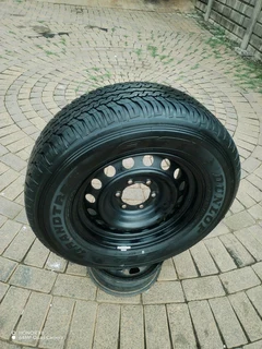 ONE 17Inch FORD RANGER Standard Steel Rim &amp; GOOD YEAR WRANGLER Tyre 265 65R17 On Sale.