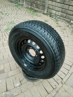 One 17inch Ford Ranger Standard Steel Rim &amp; Good Year Wrangler Tyre 265 65r17 On Sale.