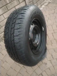 ONE 17Inch TOYOTA HILLUX Standard Steel Rim &amp; BRIDGESTONE DUELER Tyre 265 /65R17 On Sale.