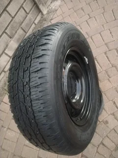 ONE 17Inch TOYOTA HILLUX Standard Steel Rim &amp; BRIDGESTONE DUELER Tyre 265 /65R17 On Sale.