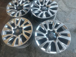 18inch Toyota Hillux Magrims 6holes Silver A Set Of Four On Sale.