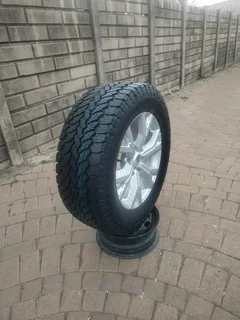 One 18inch Isuzu Dmax Magrim Silver & 265 60r18 General Grabber Tyre On Sale.