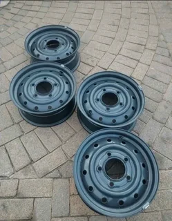 16Inch 5Holes MAHINDRA Standard Steel Rims A Set of four on sale.
