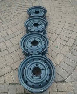16Inch 5Holes MAHINDRA Standard Steel Rims A Set of four on sale.