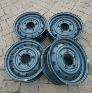 16Inch 5Holes MAHINDRA Standard Steel Rims A Set of four on sale.
