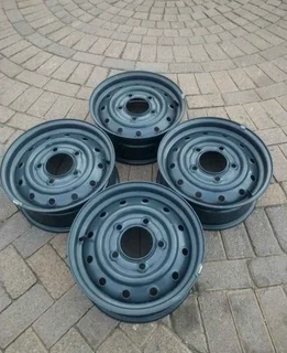 16Inch 5Holes MAHINDRA Standard Steel Rims A Set of four on sale.