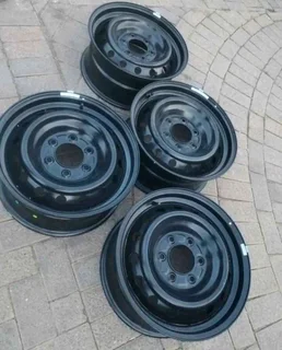 17Inch FORD RANGER Standard Steel Rims 6Holes Black A Set of Four On Sale.