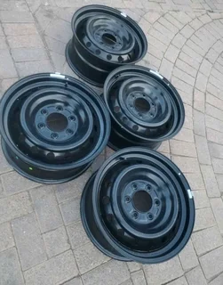 17Inch FORD RANGER Standard Steel Rims 6Holes Black A Set of Four On Sale.