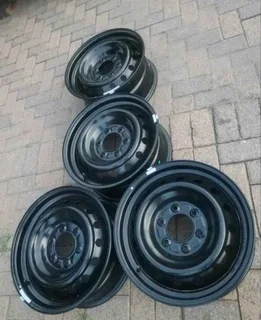 17Inch FORD RANGER Standard Steel Rims 6Holes Black A Set of Four On Sale.