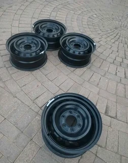 17Inch FORD RANGER Standard Steel Rims 6Holes Black A Set of Four On Sale.