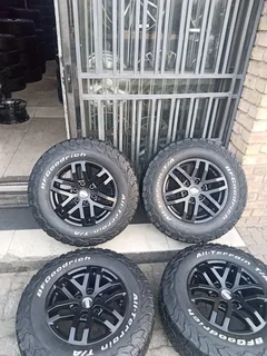 17Inch FORD Raptor Magrims 6Holes &amp; BF GOODRICH ALL-TERRAIN KO2 Tyres 265 /70R17 A Set of four.