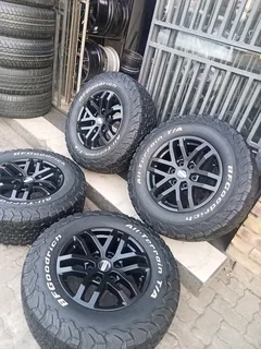 17Inch FORD Raptor Magrims 6Holes &amp; BF GOODRICH ALL-TERRAIN KO2 Tyres 265 /70R17 A Set of four.