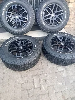 17Inch FORD Raptor Magrims 6Holes &amp; BF GOODRICH ALL-TERRAIN KO2 Tyres 265 /70R17 A Set of four.