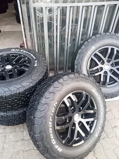 17Inch FORD Raptor Magrims 6Holes &amp; BF GOODRICH ALL-TERRAIN KO2 Tyres 265 /70R17 A Set of four.