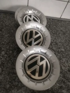 POLO VOLKSWAGEN Wheel Centre Caps A Set of four on sale.