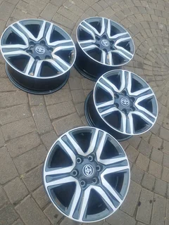 17Inch TOYOTA FORTUNA Magrims 6Holes a Set of Four On Sale.