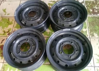 16inch Mahindra Standard Steel Rims 5holes A Set Of Four On Sale.