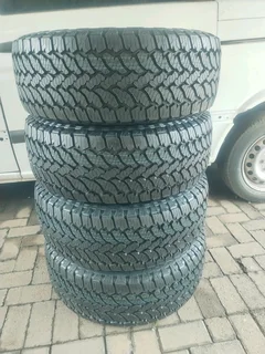265 60R18 GENERAL GRABBER AT 3 Tyres A Set Of Four On Sale.