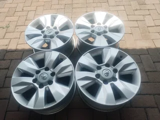 17Inch TOYOTA HILLUX Magrims 6Holes Silver A Set of Four On Sale.